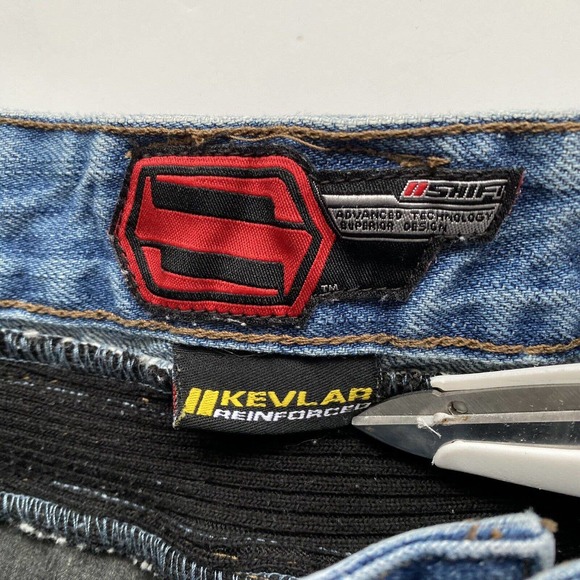 Shift made with Kevlar Reinforce Denim Mens 32 Motorcycle Jeans - Picture 9 of 16